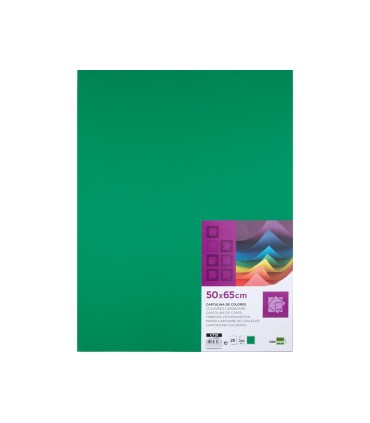 Cartulina liderpapel 50x65 cm 240g m2 verde pistacho paquete de 25 hojas