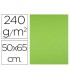 Cartulina liderpapel 50x65 cm 240g m2 verde paquete de 25 hojas