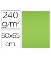 Cartulina liderpapel 50x65 cm 240g/m2 verde paquete de 25 hojas