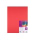 Cartulina liderpapel 50x65 cm 240g m2 rojo paquete de 25 hojas