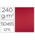 Cartulina liderpapel 50x65 cm 240g m2 rojo navidad paquete de 25 hojas