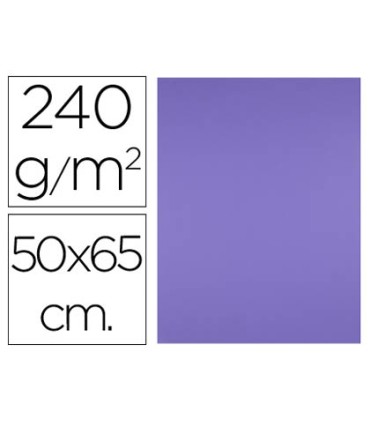 Cartulina liderpapel 50x65 cm 240g m2 purpura paquete de 25 hojas