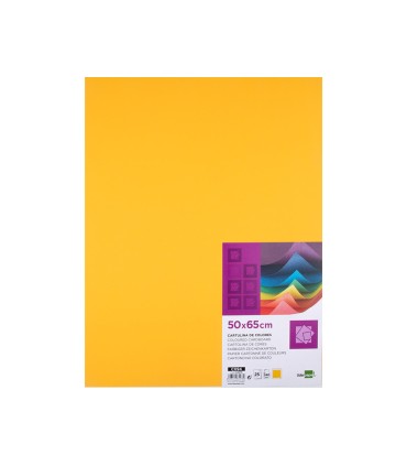 Cartulina liderpapel 50x65 cm 240g m2 oro viejo paquete de 25 hojas