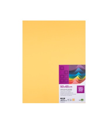 Cartulina liderpapel 50x65 cm 240g m2 oro paquete de 25 hojas