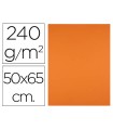 Cartulina liderpapel 50x65 cm 240g/m2 naranja paquete de 25 hojas