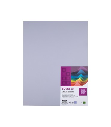 Cartulina liderpapel 50x65 cm 240g m2 lila paquete de 25 hojas