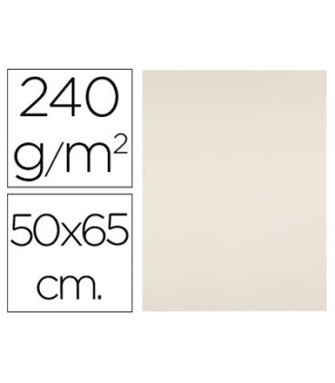 Cartulina liderpapel 50x65 cm 240g m2 crema paquete de 25 hojas