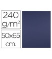 Cartulina liderpapel 50x65 cm 240g/m2 azul zafiro paquete de 25 hojas