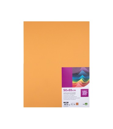 Cartulina liderpapel 50x65 cm 240g m2 avellana paquete de 25 hojas