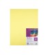 Cartulina liderpapel 50x65 cm 240g m2 amarillo medio paquete de 25 hojas