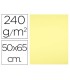 Cartulina liderpapel 50x65 cm 240g m2 amarillo medio paquete de 25 hojas