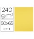 Cartulina liderpapel 50x65 cm 240g m2 amarillo limon paquete de 25 hojas