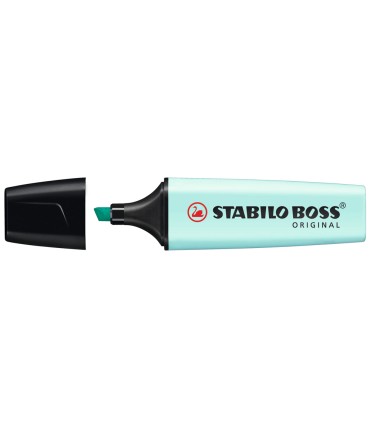 Rotulador stabilo boss pastel fluorescente 70 toque de turquesa