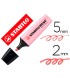 Rotulador stabilo boss pastel fluorescente 70 rubor rosa