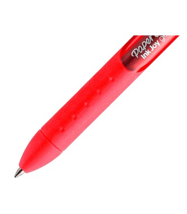 Boligrafo paper mate inkjoy retractil gel pen trazo 07 mm rojo