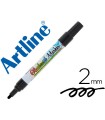 Rotulador artline glass marker especial cristal borrable en seco o humedo color negro