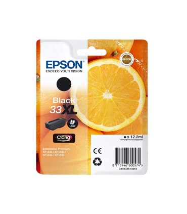 Ink jet epson expression premiun t3351 33xl xp 530 xp 630 xp 640 xp 830 xp 900 negro 530 pag