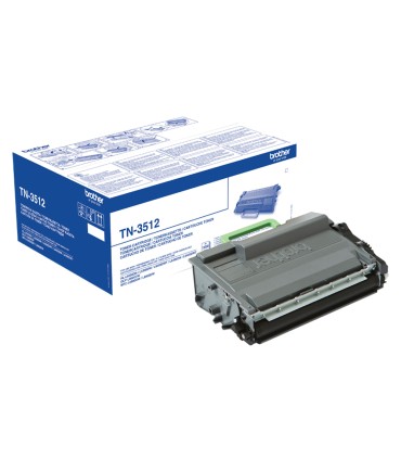 Toner brother tn 3512 dcp l6600dw hl l6300dw mfc l6800dw alta capacidad negro 12000 pag