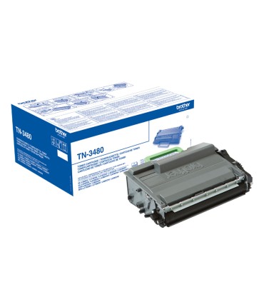 Toner brother tn 3480 dcp l5500dn dcp l6600dw hl l5000d mfc l5700 alta capacidad negro 8000 pag