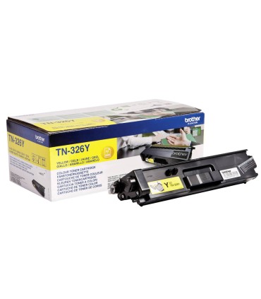 Toner brother tn 326y hll8250cdn hll8350cdw alta capacidad amarillo 3500 pag