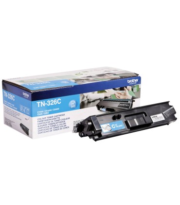 Toner brother tn 326c hll8250cdn hll8350cdw alta capacidad cian 3500 pag