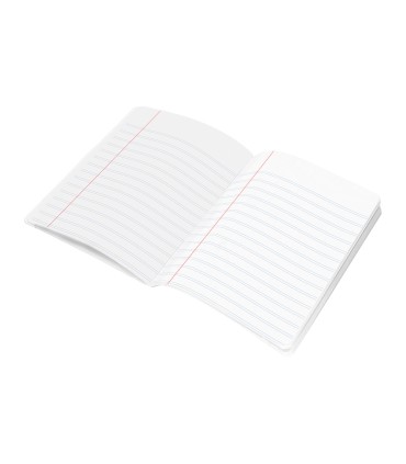 Libreta liderpapel scriptus a5 plus 48 hojas 90g m2 rayado montessori 5mm con margen colores surtidos