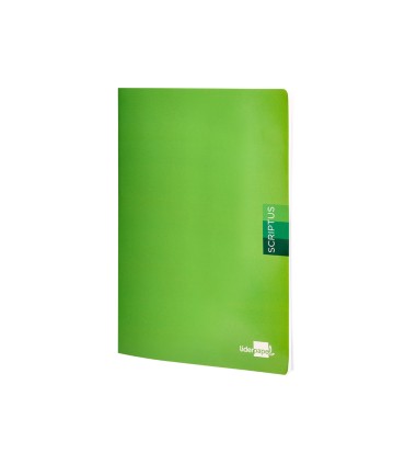 Libreta liderpapel scriptus a4 48 hojas 90g m2 rayado montessori 5mm con margen colores surtidos