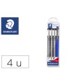 Rotulador staedtler calibrado micrometrico negro bolsa de 3 unidades 0,2 -0,4- 0,8 mm + portaminas 777 regalo