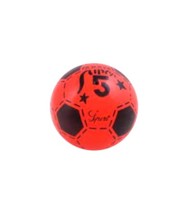 Balon amaya de futbol pvc decorado super 5 diametro 220 mm