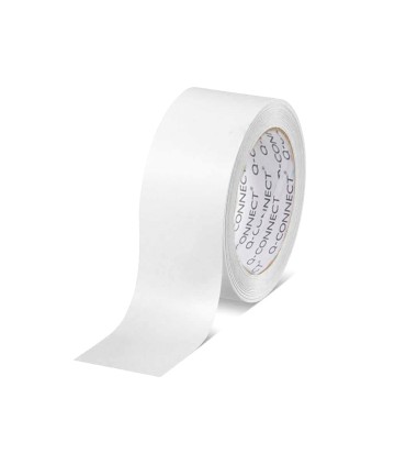 Cinta adhesiva q connect polipropileno blanca 66 mt x 75 mm para embalaje