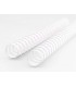 Canutillo q connect redondo 22 mm plastico blanco capacidad 200 hojas caja de 50 unidades