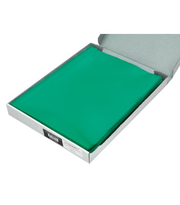 Carpeta dossier unero plastico q connect din a4 120 micras verde caja de 100 unidades