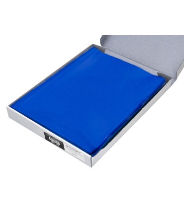 Carpeta dossier unero plastico q connect din a4 120 micras azul caja de 100 unidades