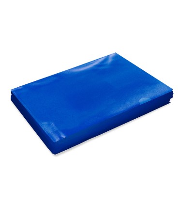 Carpeta dossier unero plastico q connect din a4 120 micras azul caja de 100 unidades