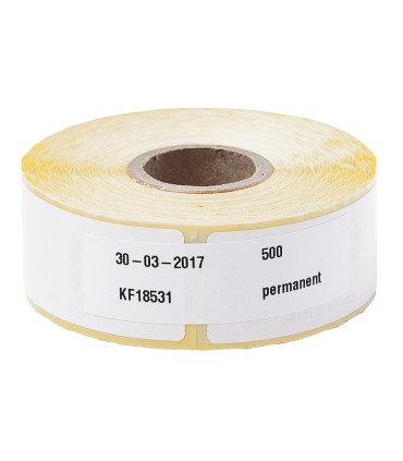 Etiqueta adhesiva permanente q connect kf18531 compatible dymo 11352 tamano 54x25 mm caja con 500 etiquetas