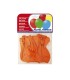 Globo 100 latex biodegradable pastel naranja bolsa de 20 unidades