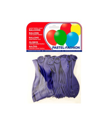 Globo 100 latex biodegradable azul marino bolsa de 20 unidades