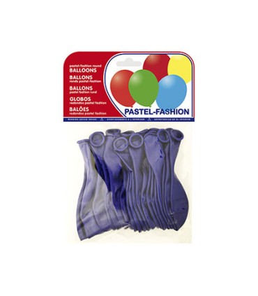 Globo 100 latex biodegradable azul marino bolsa de 20 unidades