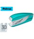 Grapadora petrus mod 635 petrus wow turquesa metalizada capacidad 30 hojas