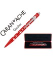 Boligrafo caran d'ache 849 total swiss con estuche punta media