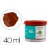 Tempera liderpapel escolar 40 ml marron