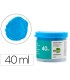 Tempera liderpapel escolar 40 ml azul cian