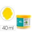 Tempera liderpapel escolar 40 ml amarillo