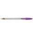 Boligrafo bic cristal fun morado punta 16 mm