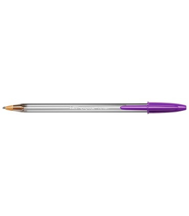 Boligrafo bic cristal fun morado punta 16 mm