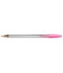 Boligrafo bic cristal fun rosa punta 16 mm