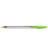 Boligrafo bic cristal fun verde lima punta 16 mm