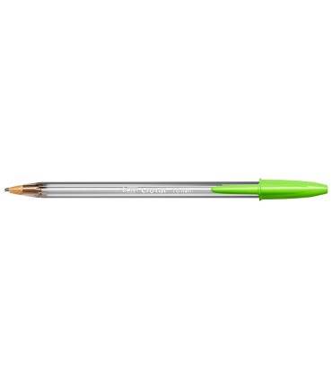 Boligrafo bic cristal fun verde lima punta 16 mm