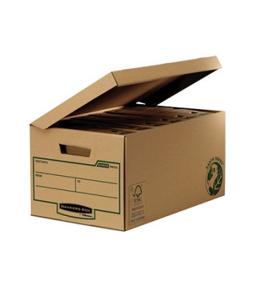 Cajon fellowes carton reciclado para almacenamiento de archivadores capacidad 6 cajas de archivo 80 mm