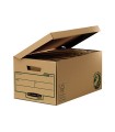 Cajon fellowes carton reciclado para almacenamiento de archivadores capacidad 6 cajas de archivo 80 mm